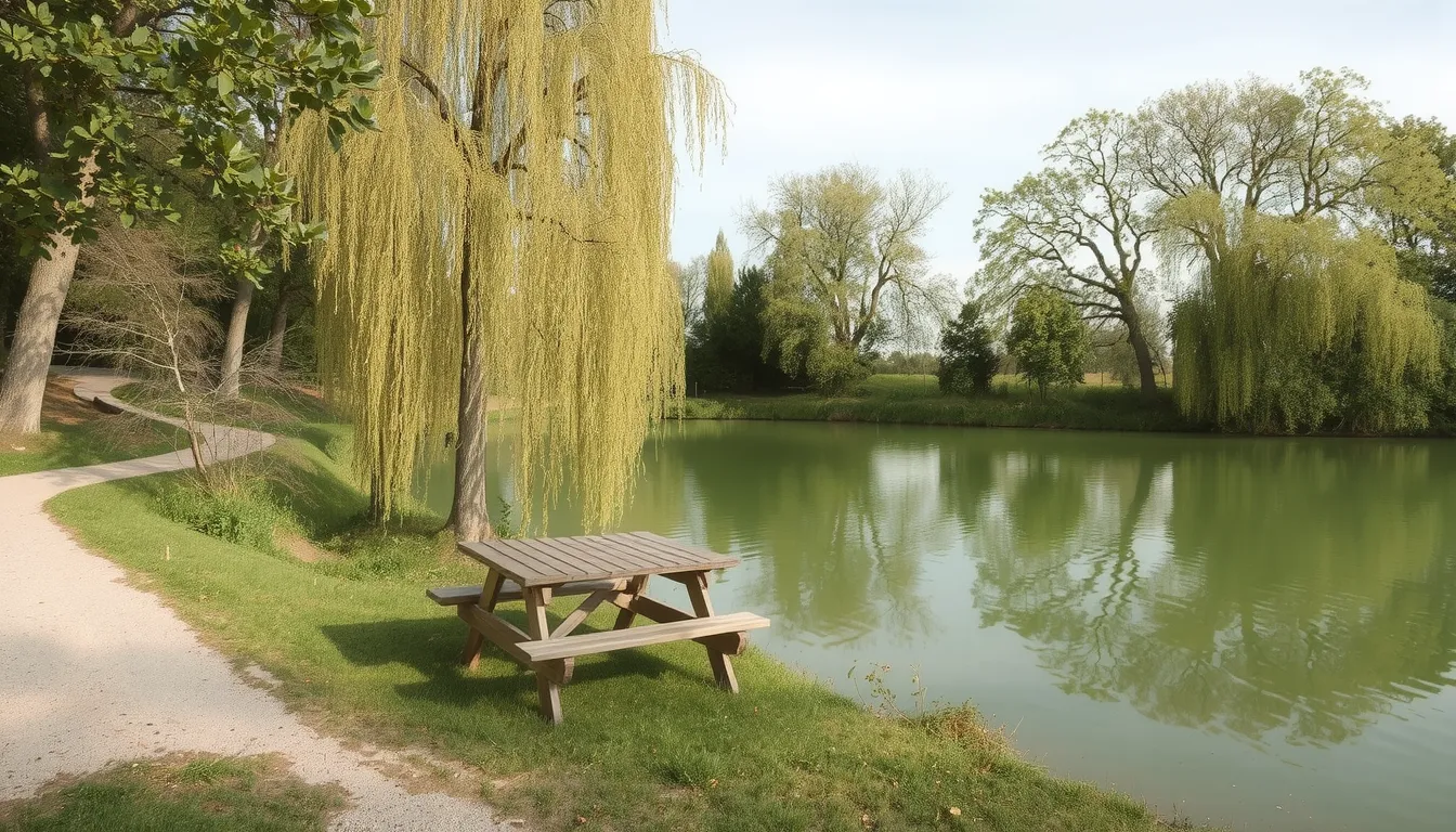 Lac de Gigny, plan d'eau en Bourgogne